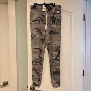 NWT World Cup Cheer Adult Small Jersey Camo Pants